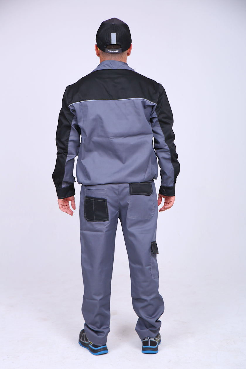 Костюм мужской Brodex 26598952, серый, полиэстер/хлопок, размер 56