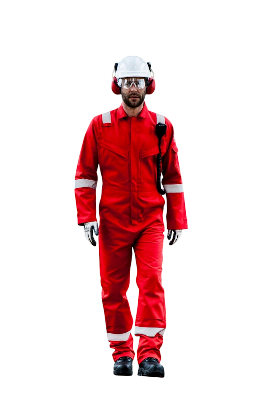 Комбинезон мужской Fire Safe 84314740, красный, хлопок, размер M