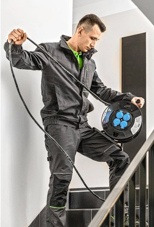 Куртка мужская Högert 91832461, серый, полиэстер/хлопок, размер XL