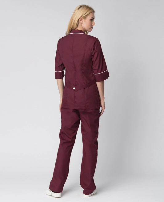 Костюм женский Fakel 25281963, бордовый, текстиль, размер 56/58