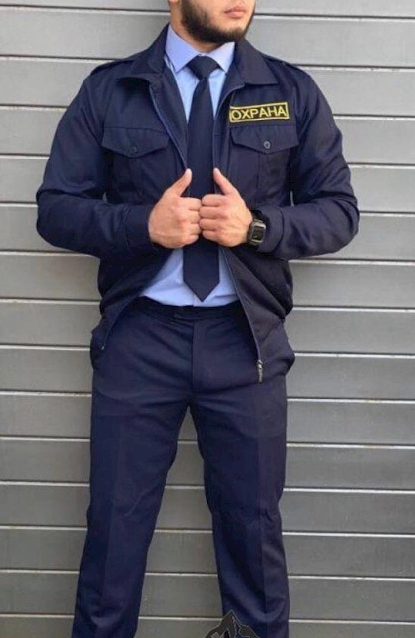 Костюм мужской Safe 92022265, синий, полиэстер/хлопок, размер M