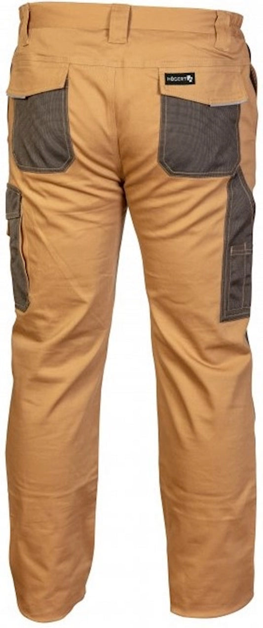 Брюки мужские H?gert 68155975, коричневый, хлопок/эластан, размер M