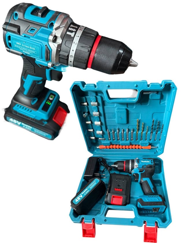 Аккумуляторная дрель Brushless SE42F, 48 В, 700 Вт