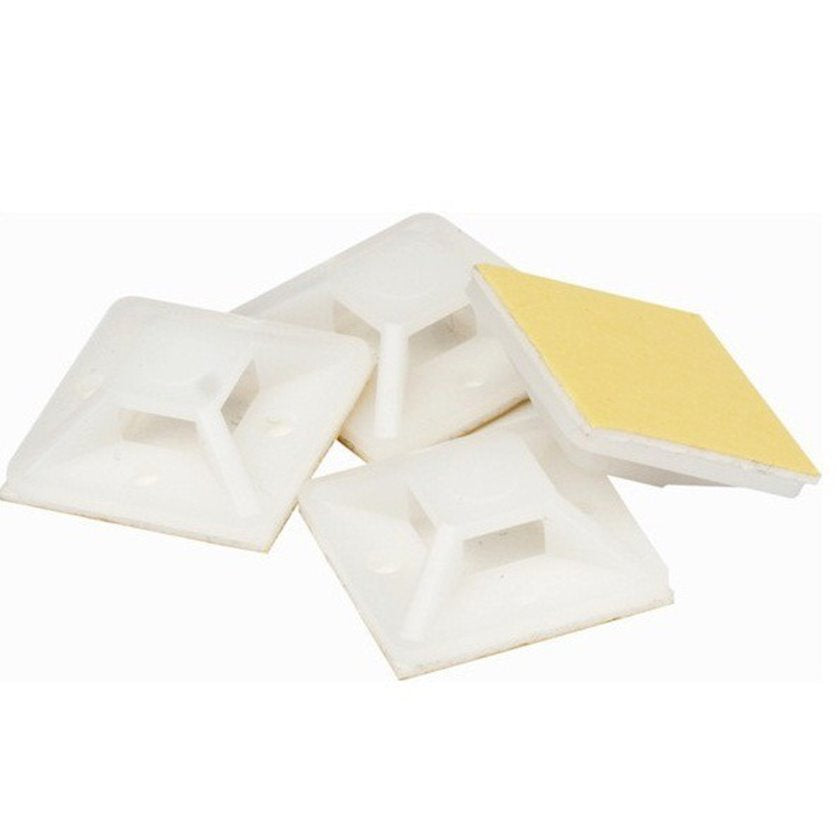 База монтажная Navigator NFP-20-100/WH под хомуты, 100шт