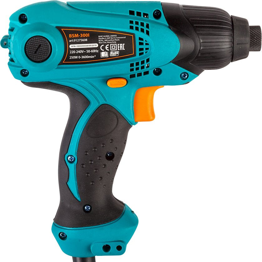 Дрель-шуруповерт ударная Bort BSM-300I
