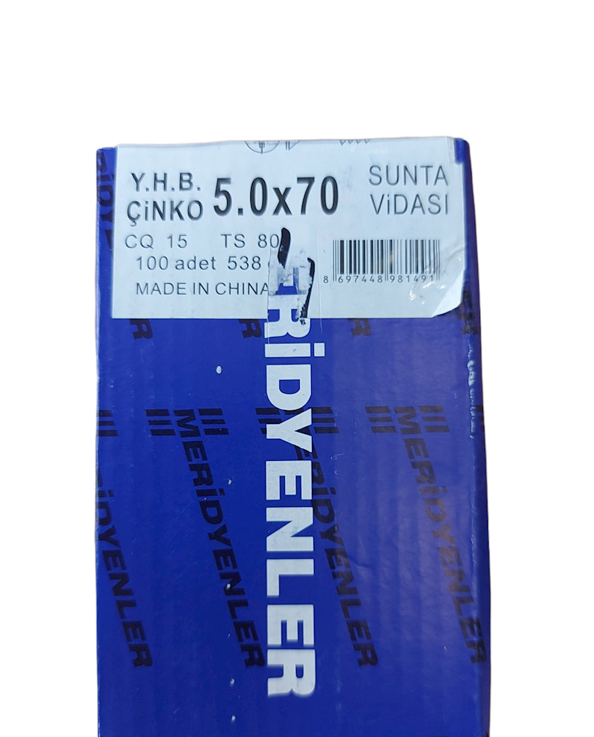 Шуруп Mepidieyn, 5x70 мм, 100 штук