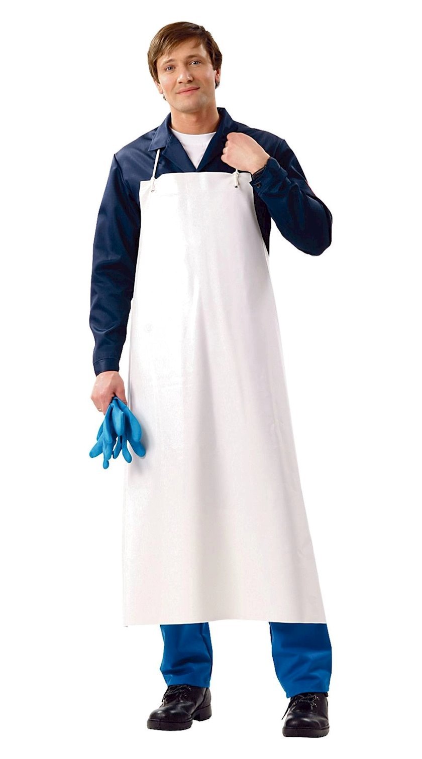 Фартук Ansell Alphatec 56-100 PVC, 0.508 мм, белый