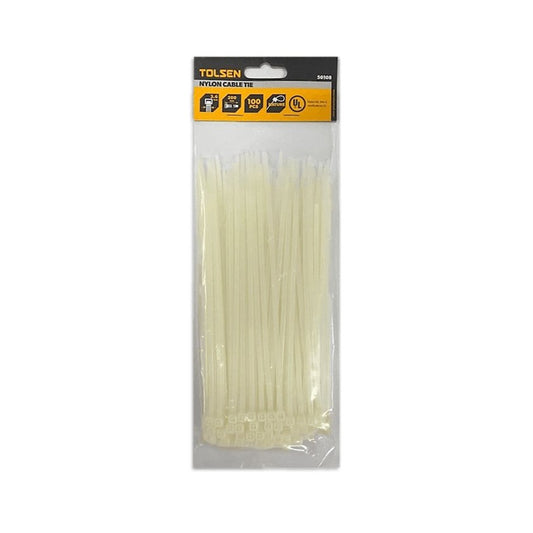 Набор хомутов Tolsen 50108, 3.6х200 мм, 100 шт