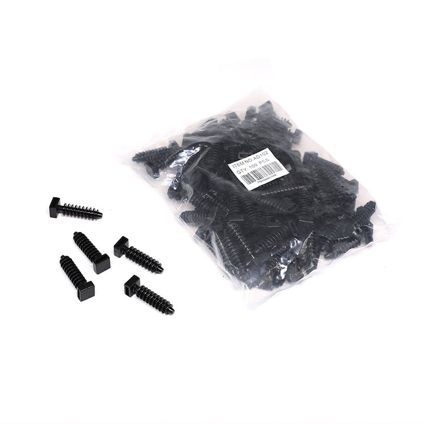 Набор саморезов TM.26058, 8x45 мм, 100 шт, черные