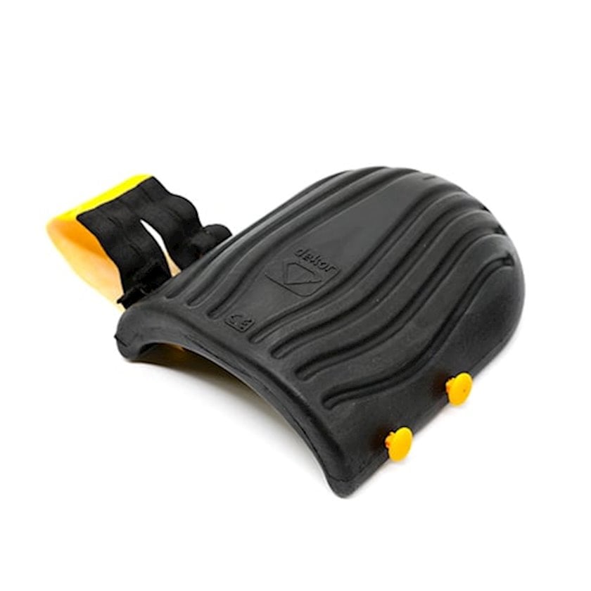 Наколенники Dekor trade 318, черные/желтые