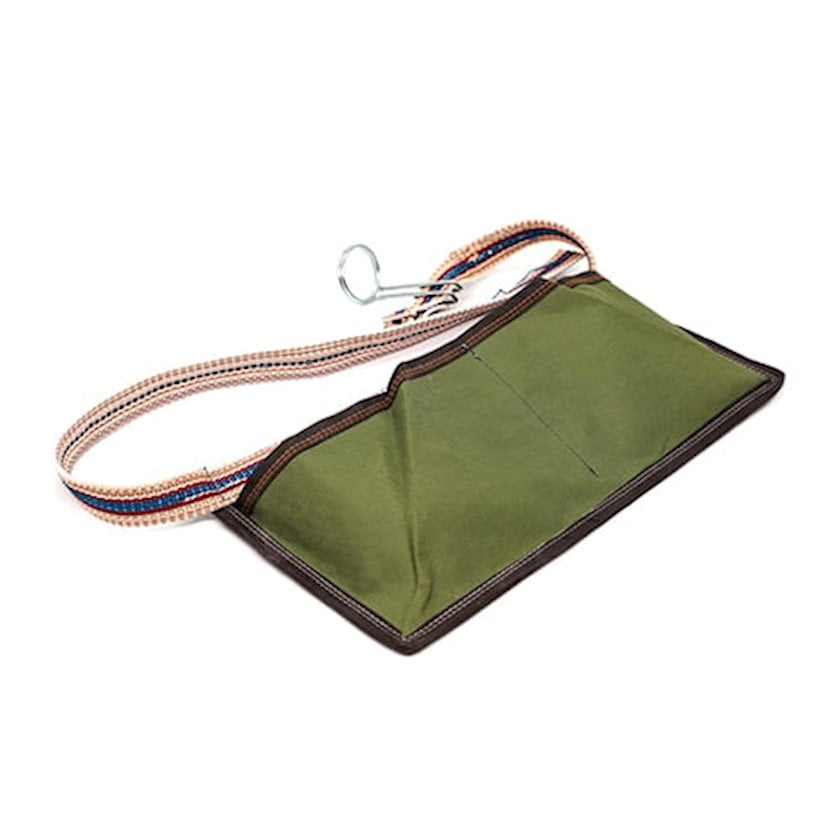 Фартук Eltos ECO001, кожа, зеленый