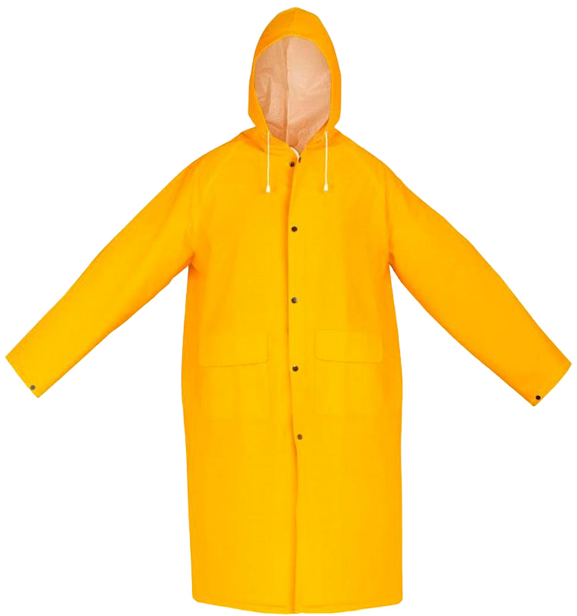 Плащ защитный Tolsen 45098, XL, полиэстер/PVC, желтый