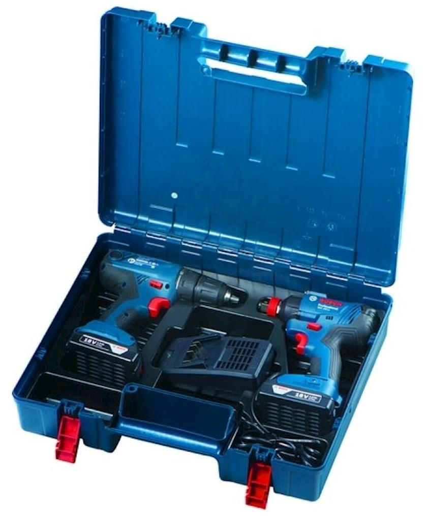 Аккумуляторный набор Bosch гайковерт GDX 180-LI + шуруповерт GSR 180-LI (06019G5222)