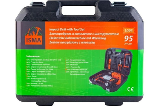 Набор инструментов ISMA 1095, 95 шт