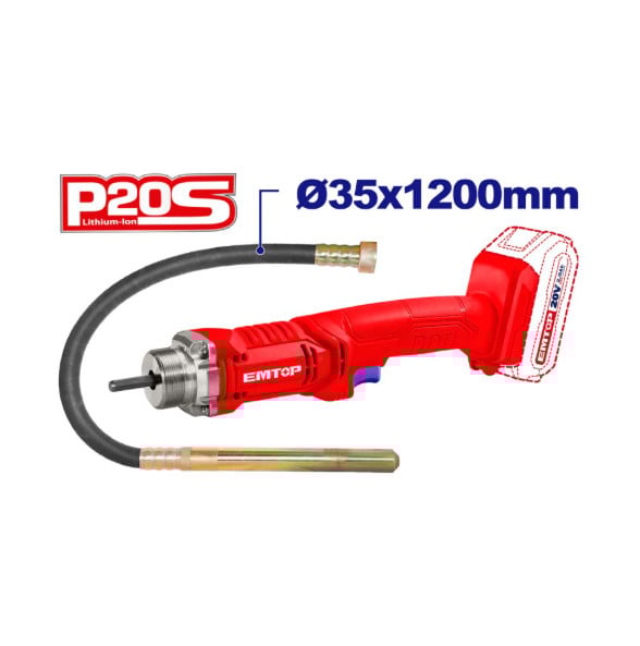 Вибратор для бетона Emtop ECVL202301