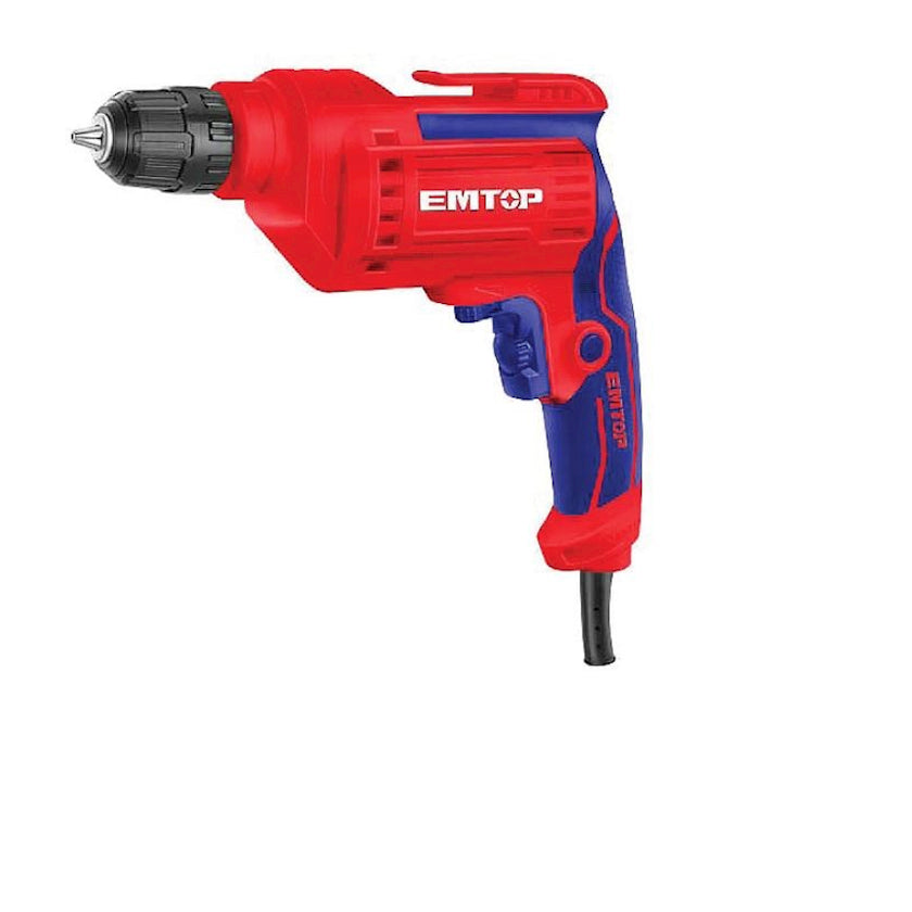 Электрическая дрель Emtop EEDL502, красный/синий