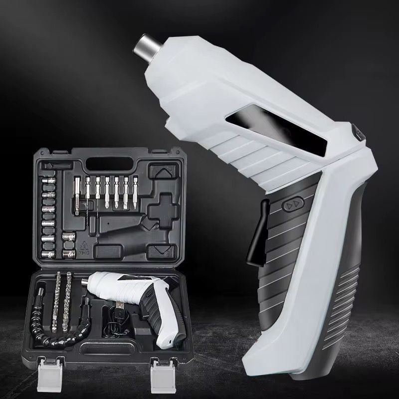 Flintronic Elektrikli Simsiz Tornavida Dəsti 3.6V/1300mAh 3.5Nm 25 Aksesuarlar USB Kabel LED İşıq - fan_49