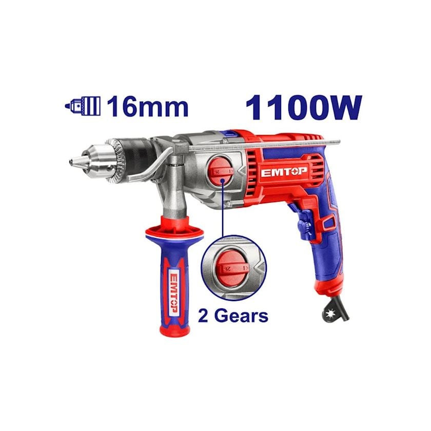 Ударная дрель Emtop EMDL21101