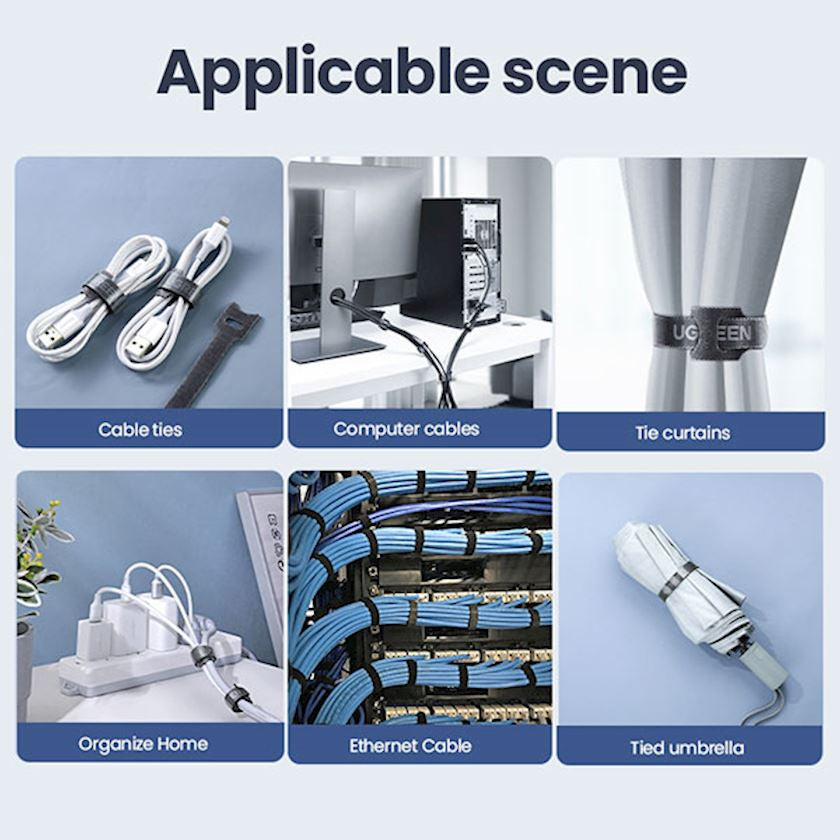 Хомут для кабеля Ugreen LP401 20245P20, 20 шт
