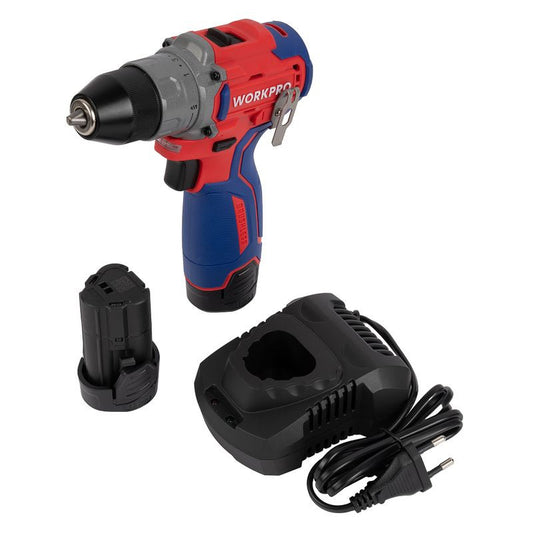 Дрель-шуруповерт аккумуляторная Workro WP460201 12 В