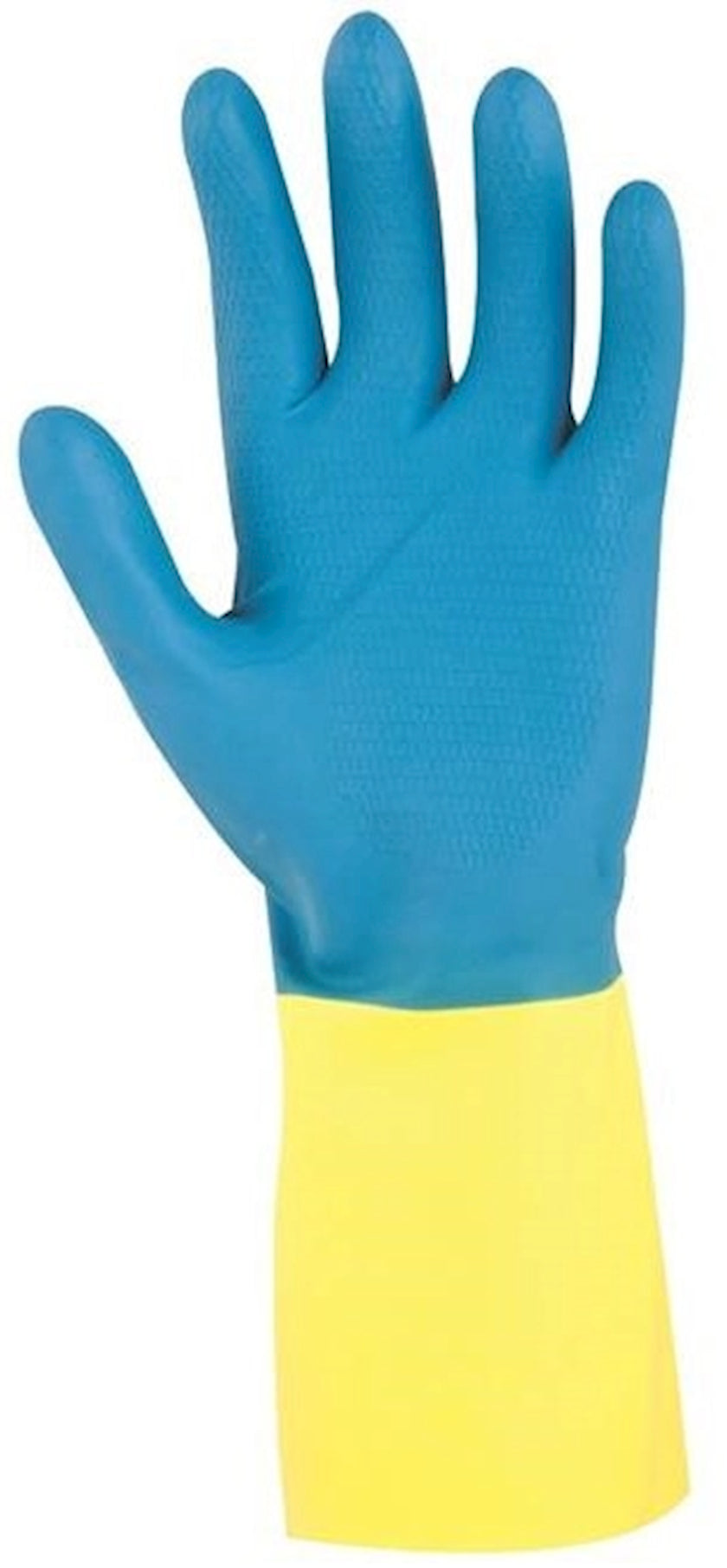 Перчатки Ardon Chem Touch, латекс/неопрен, голубые/желтые, размер 10