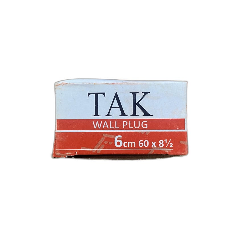 Дюбель TAK 6x60 мм, пластик/оцинкованная сталь, 45 шт