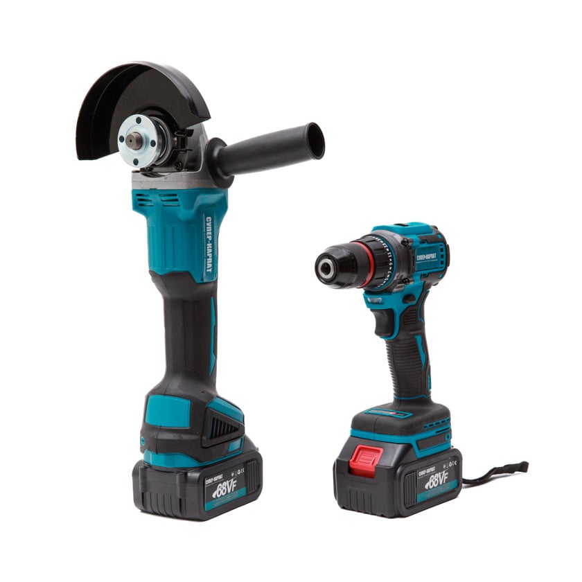 Набор электроинструментов Karpat комбинированный (аккумуляторный, 21В, 2-в-1, бесщеточная дрель, лягонда) - Karpat_9862