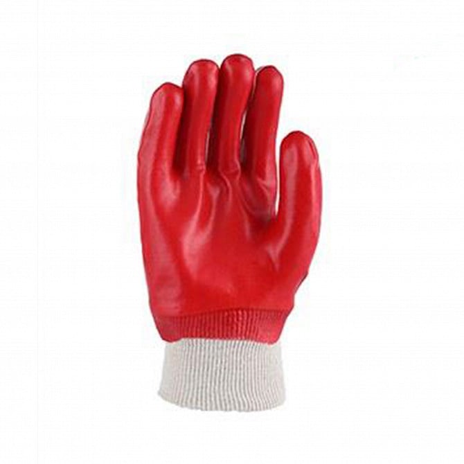 Короткие перчатки, химической защиты, красные