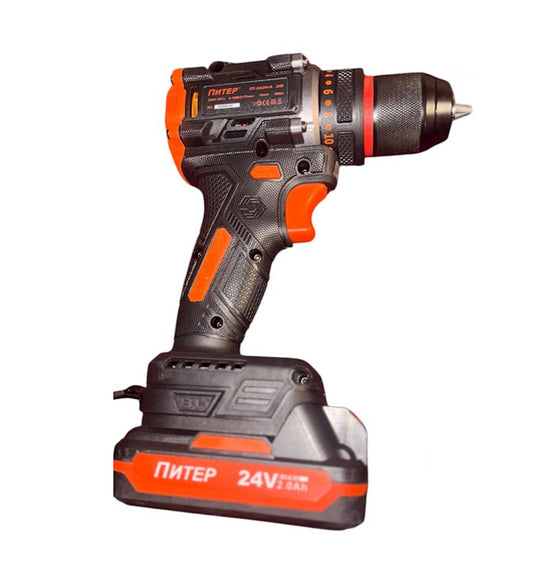 Шуруповерт аккумуляторный Piter 24V 2A