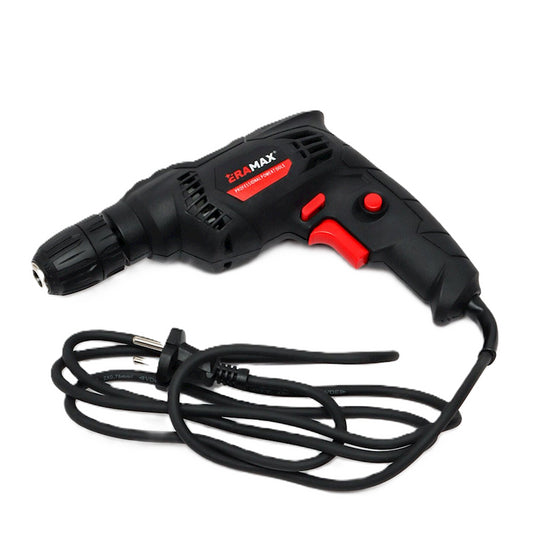 Дрель электрическая EraMax ER 1200, 400 Вт, Black