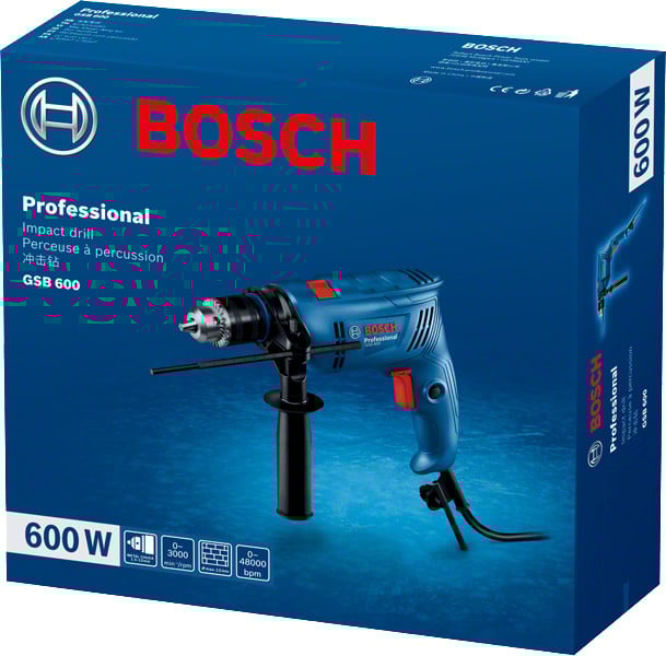 Ударная дрель Bosch GSB 600 Professional - Bosch GSB 600