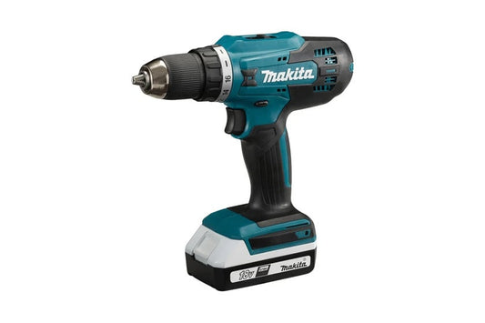 Шуруповерт Makita DF488D002, 18 В 42/24 Нм + 2 аккумулятора 1.5 Ач + зарядное устройство