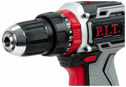 Ударная дрель-шуруповерт P.I.T. PSB20H-13A, 20 V (PSR18-D4)
