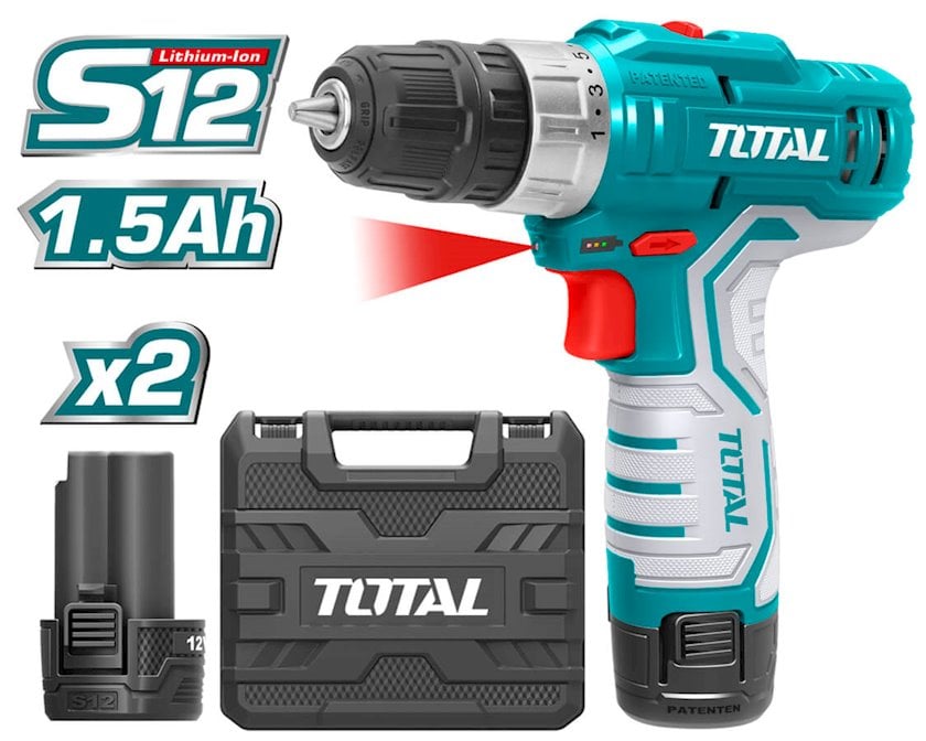 Дрель-шуруповерт Total TDL? 12208