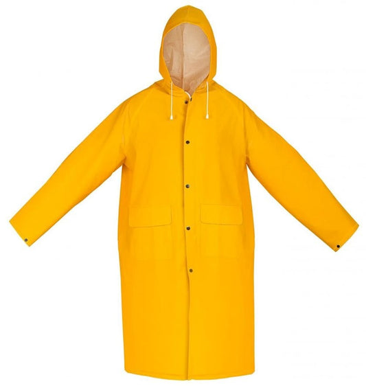 Плащ защитный Tolsen 45099, XXL, полиэстер/PVC, желтый