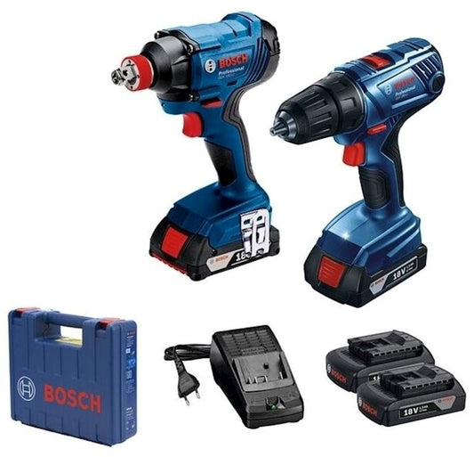 Аккумуляторный набор Bosch гайковерт GDX 180-LI + шуруповерт GSR 180-LI (06019G5222)