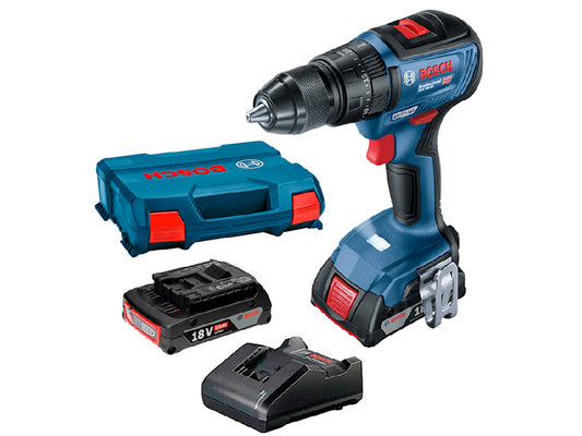 Аккумуляторная ударная дрель-шуруповерт Bosch GSB 18V-50 (2x2,0 Ah, Case)
