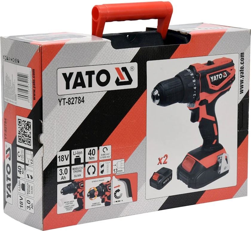 Дрель-шуруповерт Yato YT-82784
