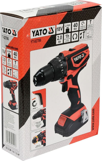 Дрель-шуруповерт Yato YT-82786