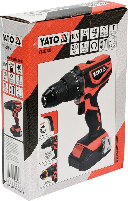 Дрель-шуруповерт Yato YT-82786