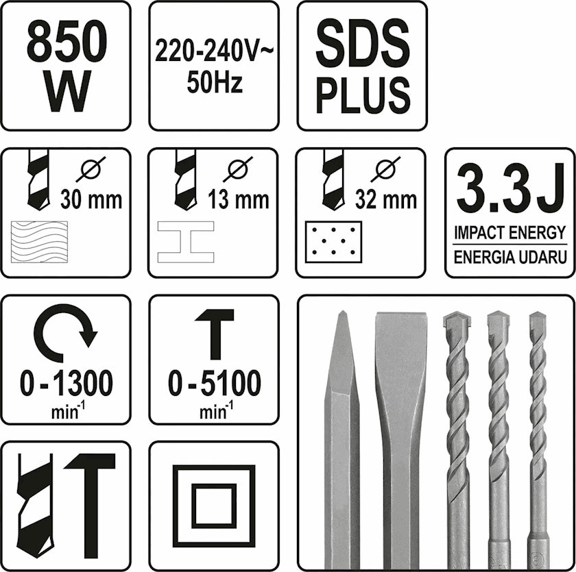 Перфоратор Yato YT-82122