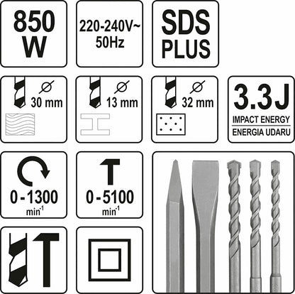 Перфоратор Yato YT-82122
