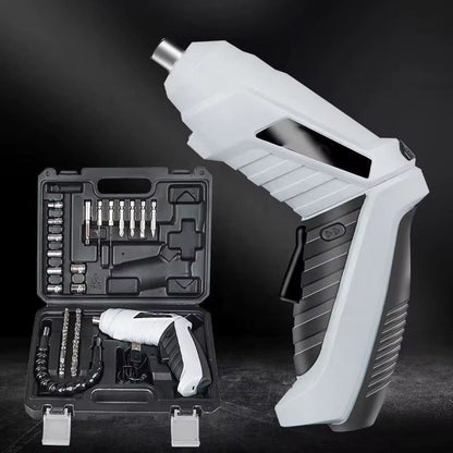 Flintronic Elektrikli Simsiz Tornavida Dəsti 3.6V/1300mAh 3.5Nm 25 Aksesuarlar USB Kabel LED İşıq - fan_49