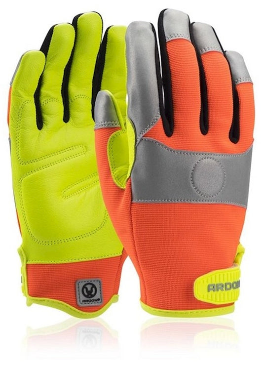 Перчатки Ardon Thunder Magnetic, желтые/оранжевые, one size