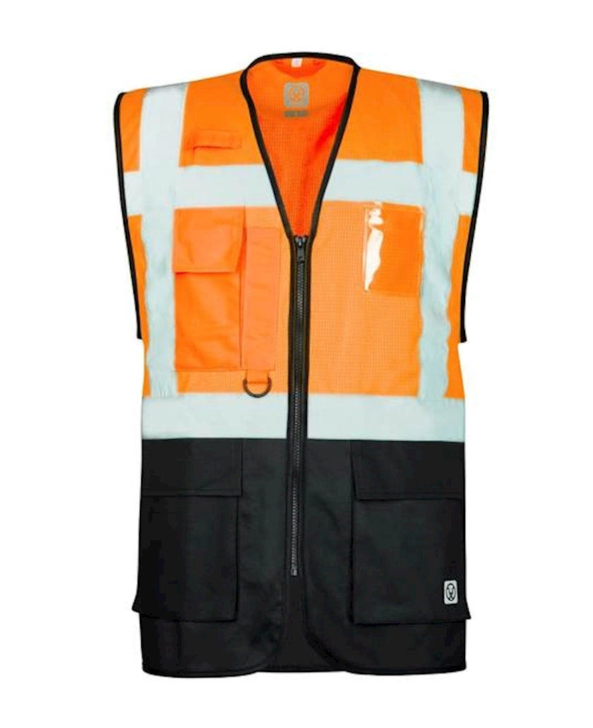 Ardon yüksək görünən jilet, polyester, narıncı, XL ölçü.