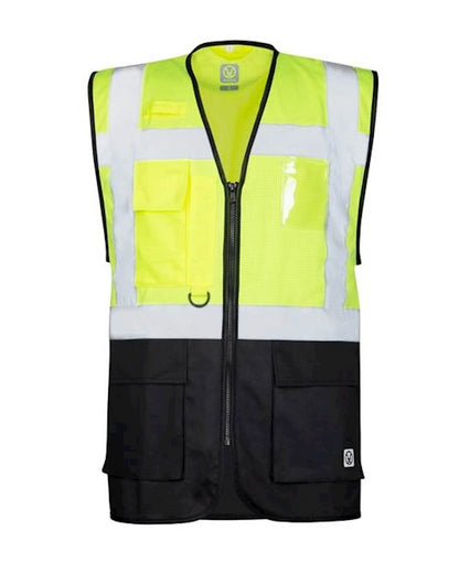 Ardon yüksək görünən jilet, polyester, sarı, XXXL ölçü.