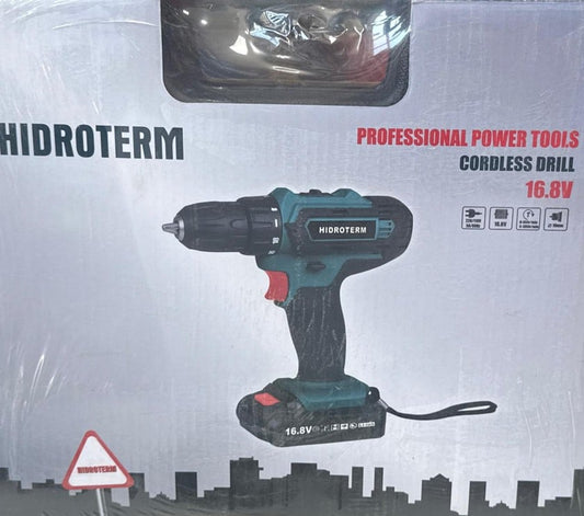 Шуруповерт HIDROTERM BB-0701, 16.8 В, 2 аккумулятора + кейс
