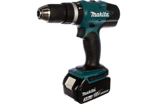 Шуруповерт Makita DHP453RFE 18 В 42 Нм + 2 аккумулятора 3.0 Ач + кейс