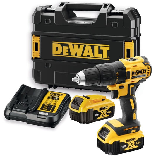 Шуруповерт DeWalt DCD777M2T 18 В 65 Нм + 2 аккумулятора 4.0 Ач + кейс