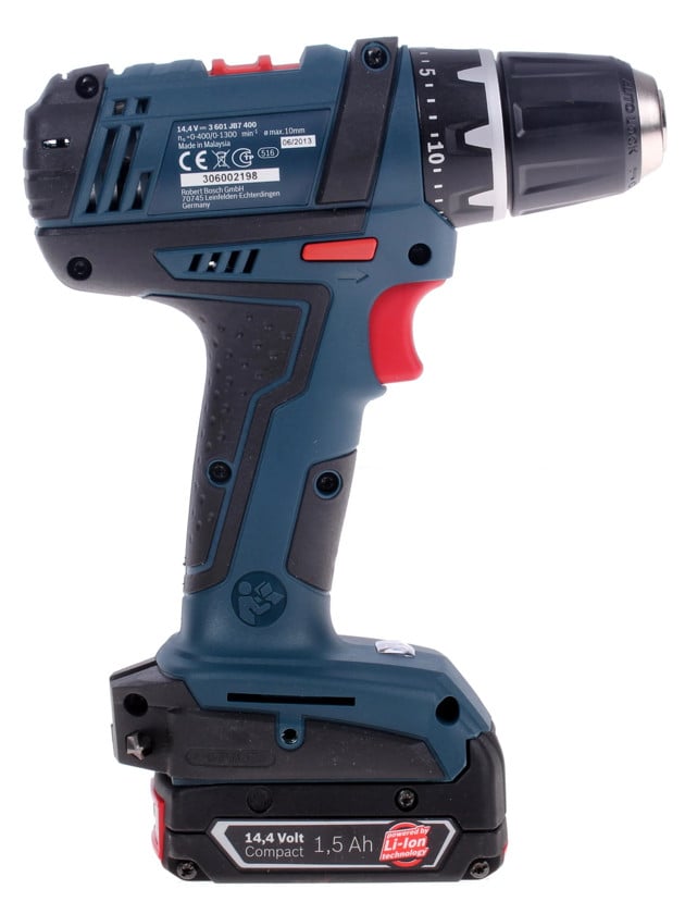 Шуруповерт Bosch GSR 14,4-2-LI Professional 14.4 В 34 Нм + 2 аккумулятора 1.5 Ач